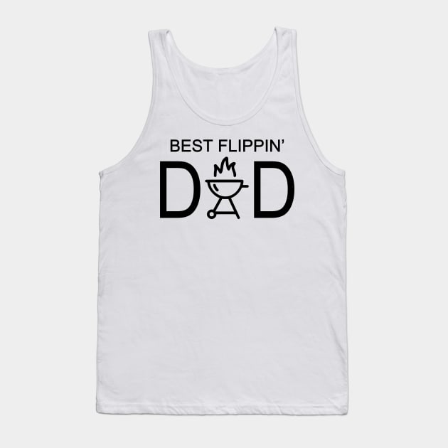 Best Flippin' Dad Tank Top by Design Monster